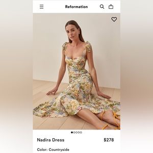 Reformation Nadira Dress sz 10